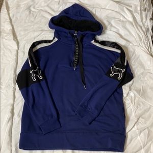 PINK Sherpa hood sweatshirt